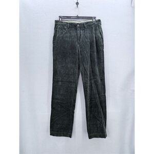 Polo Ralph Lauren Mens Green Preston Cotton Straight Leg Corduroy Trousers Pants